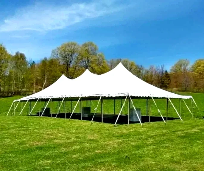 30x60 Tent setup in Utica NY by RG Rentals
