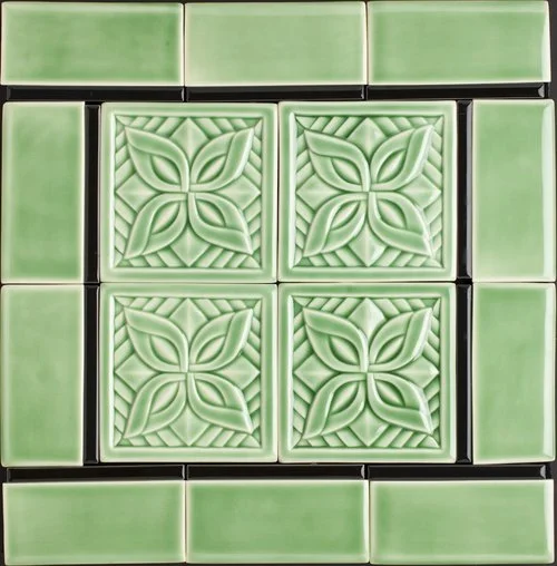 Flower Tile Backsplash, Single Petals