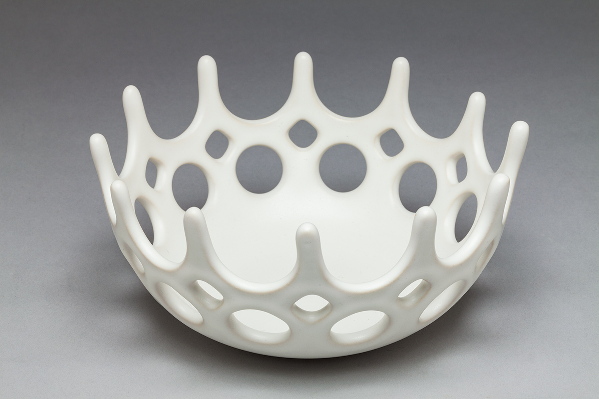 Crown Bowl, white