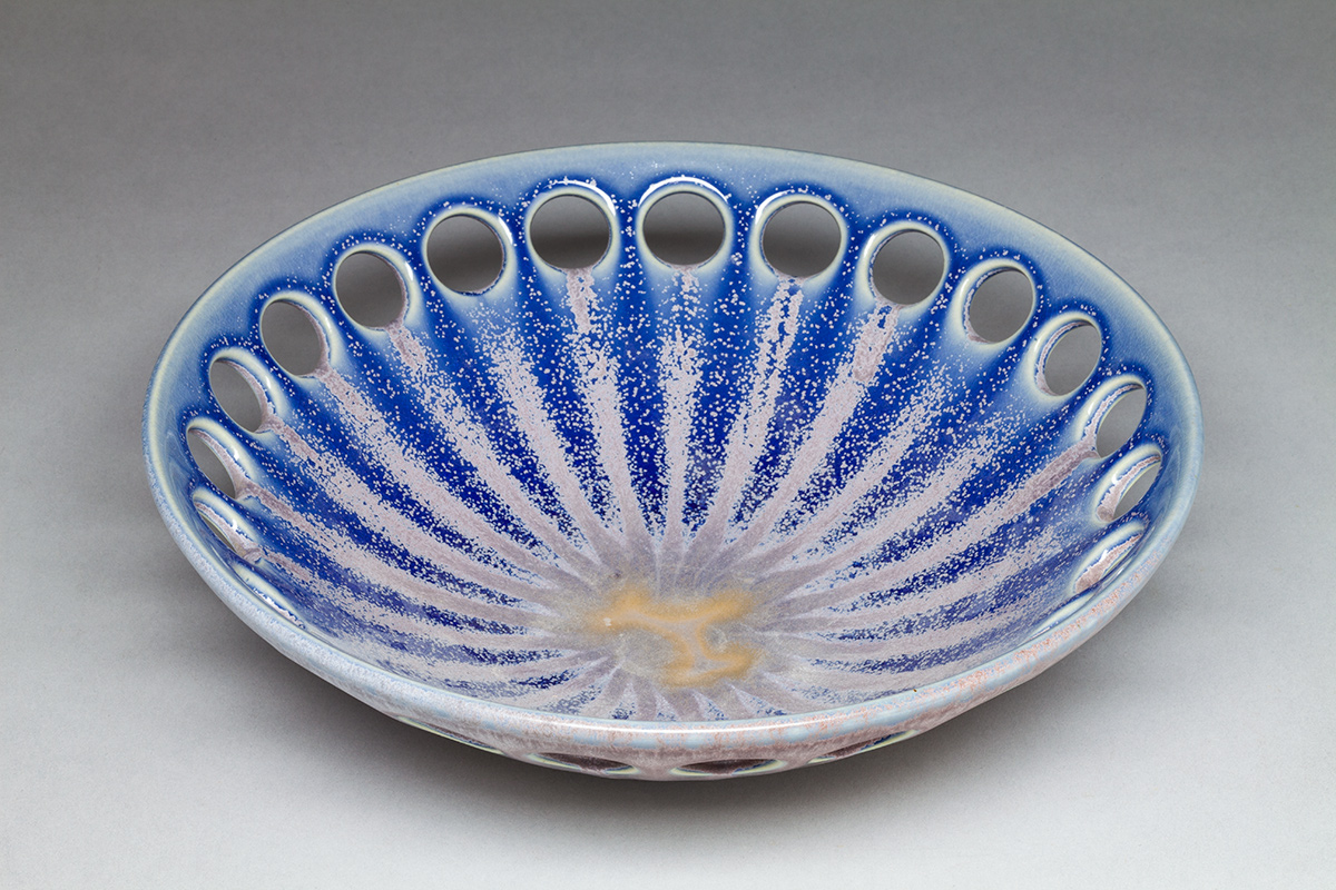 Star Burst Bowl, Blue/Purple