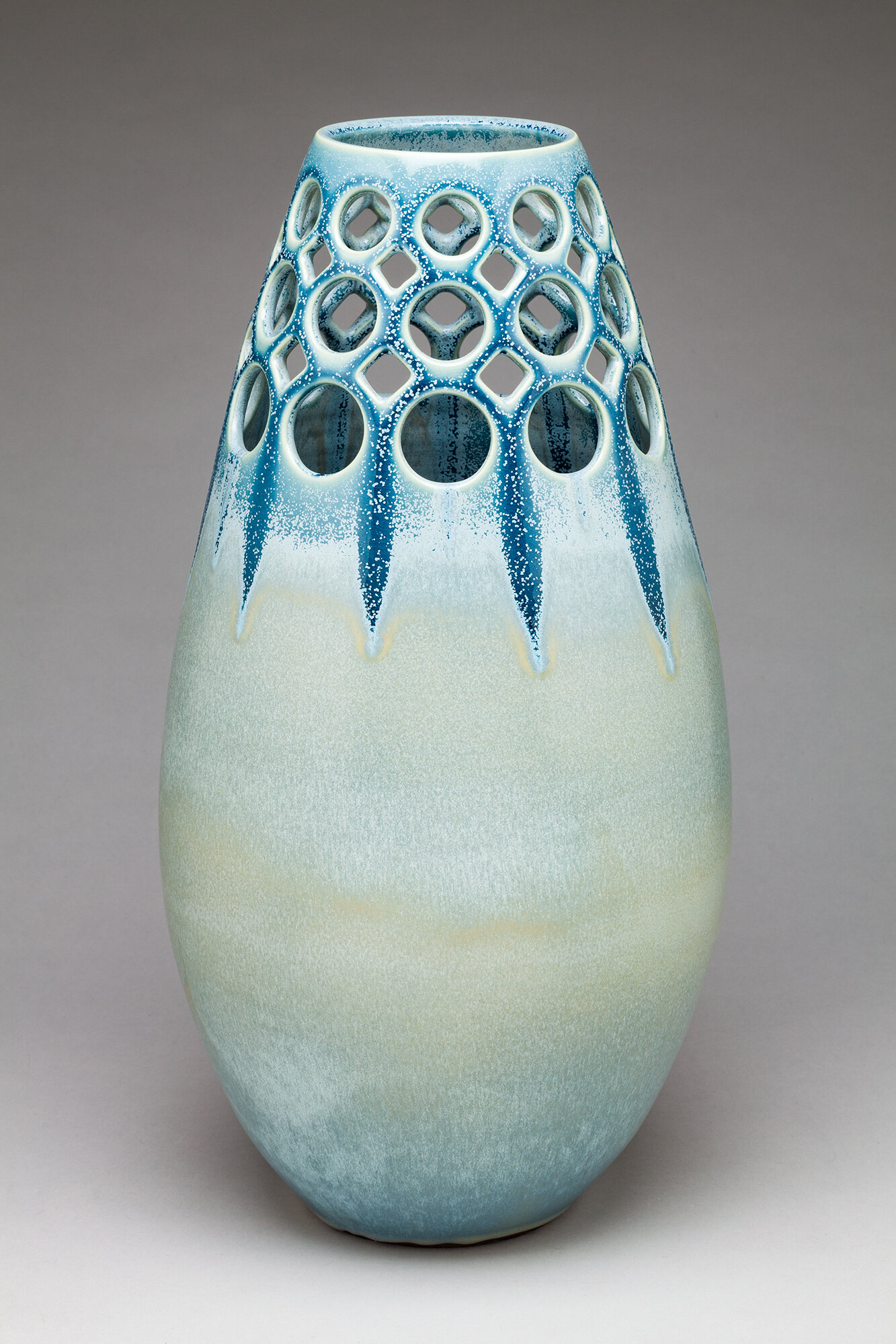 Starburst Elongated Teardrop Demi Lace Vessel