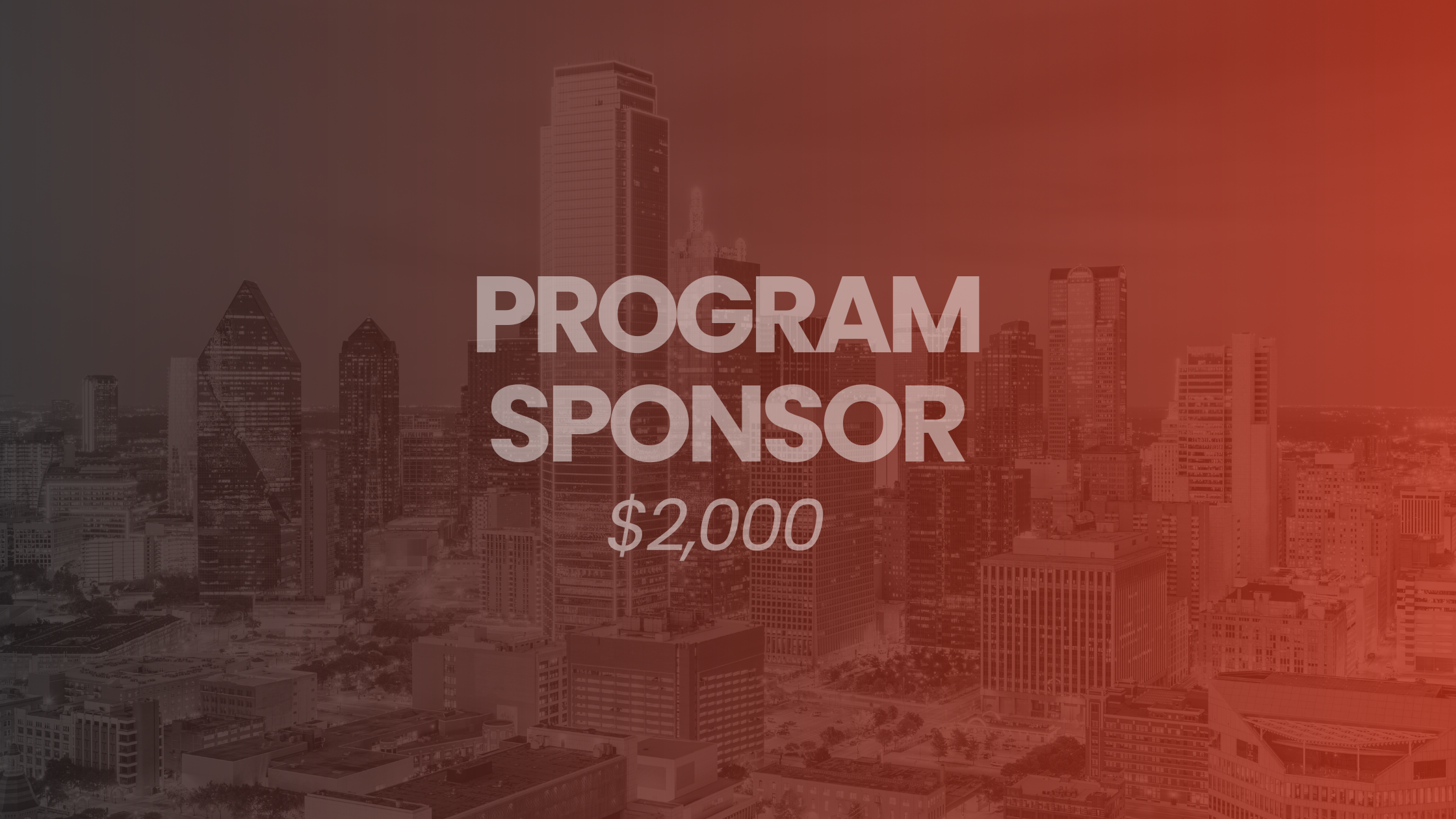 Q4 Meeting: Program Sponsor/Reserved Table