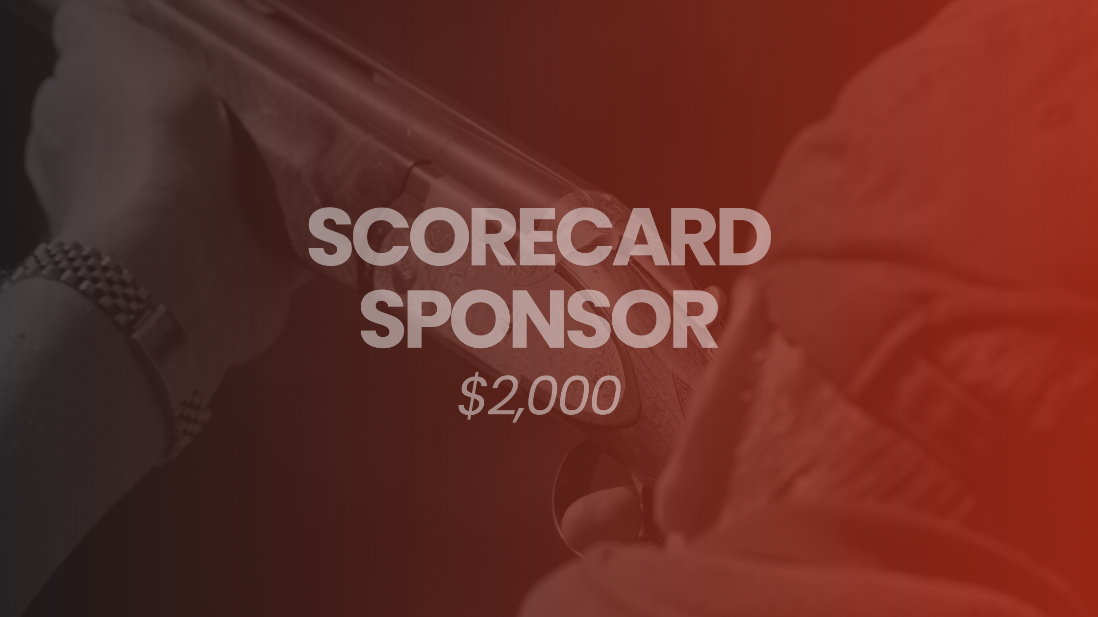 2026 Clay Shoot: Scorecard Sponsor