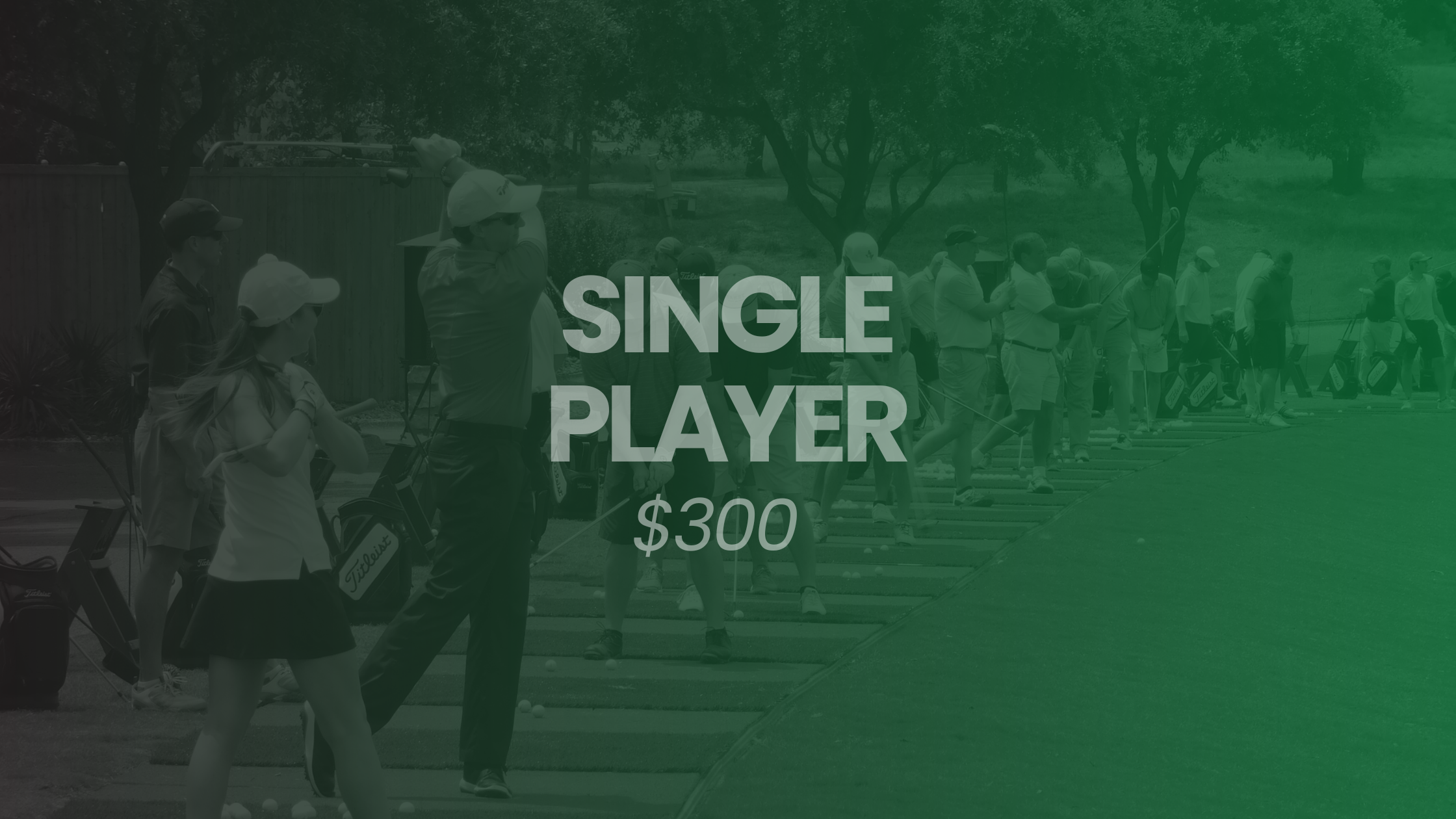 2026 Golf Tournament: Single Player