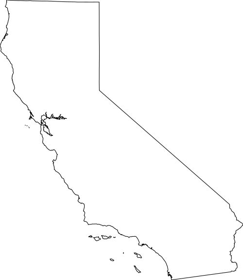outline of the state of california
