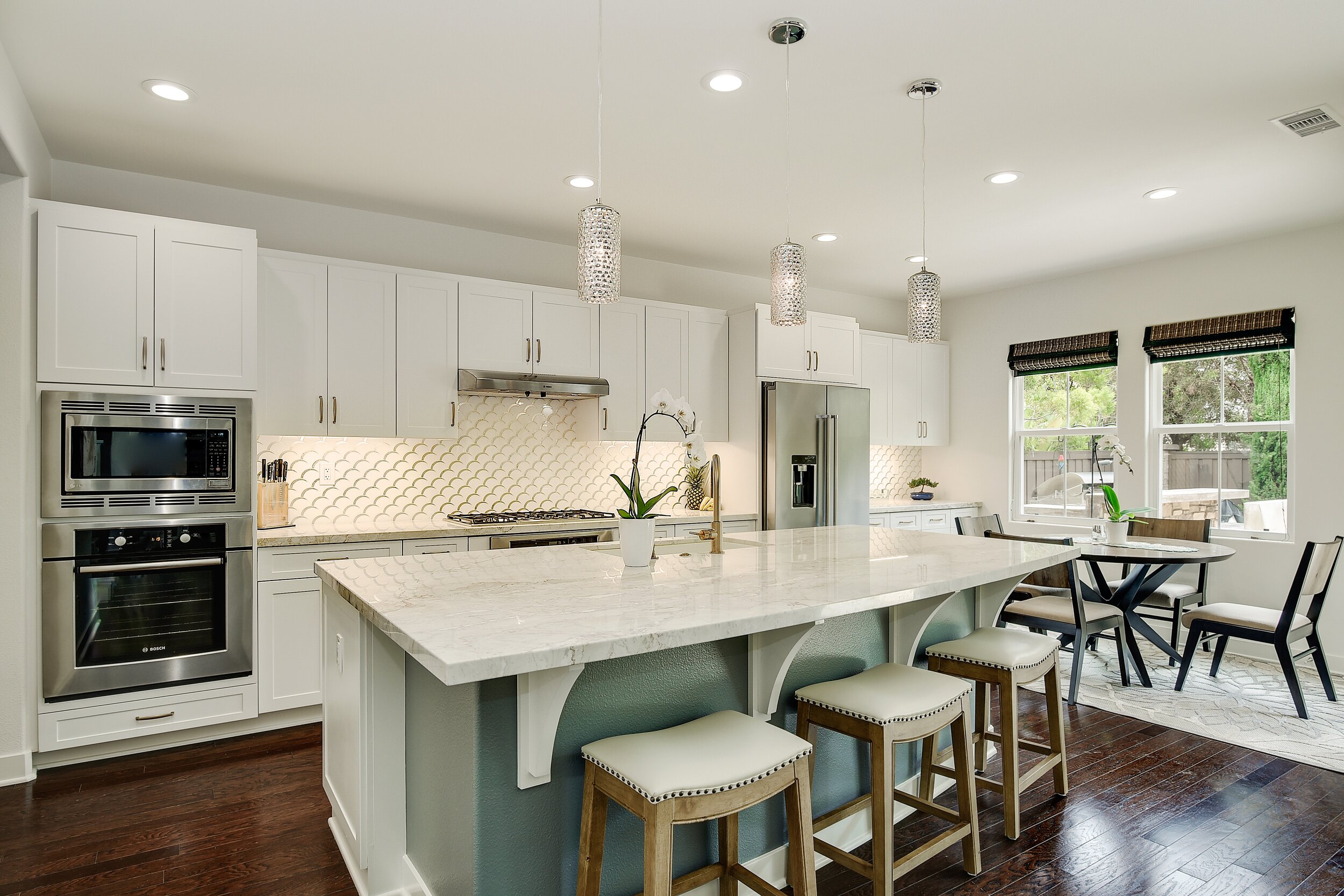 Coastal Glam Kitchen