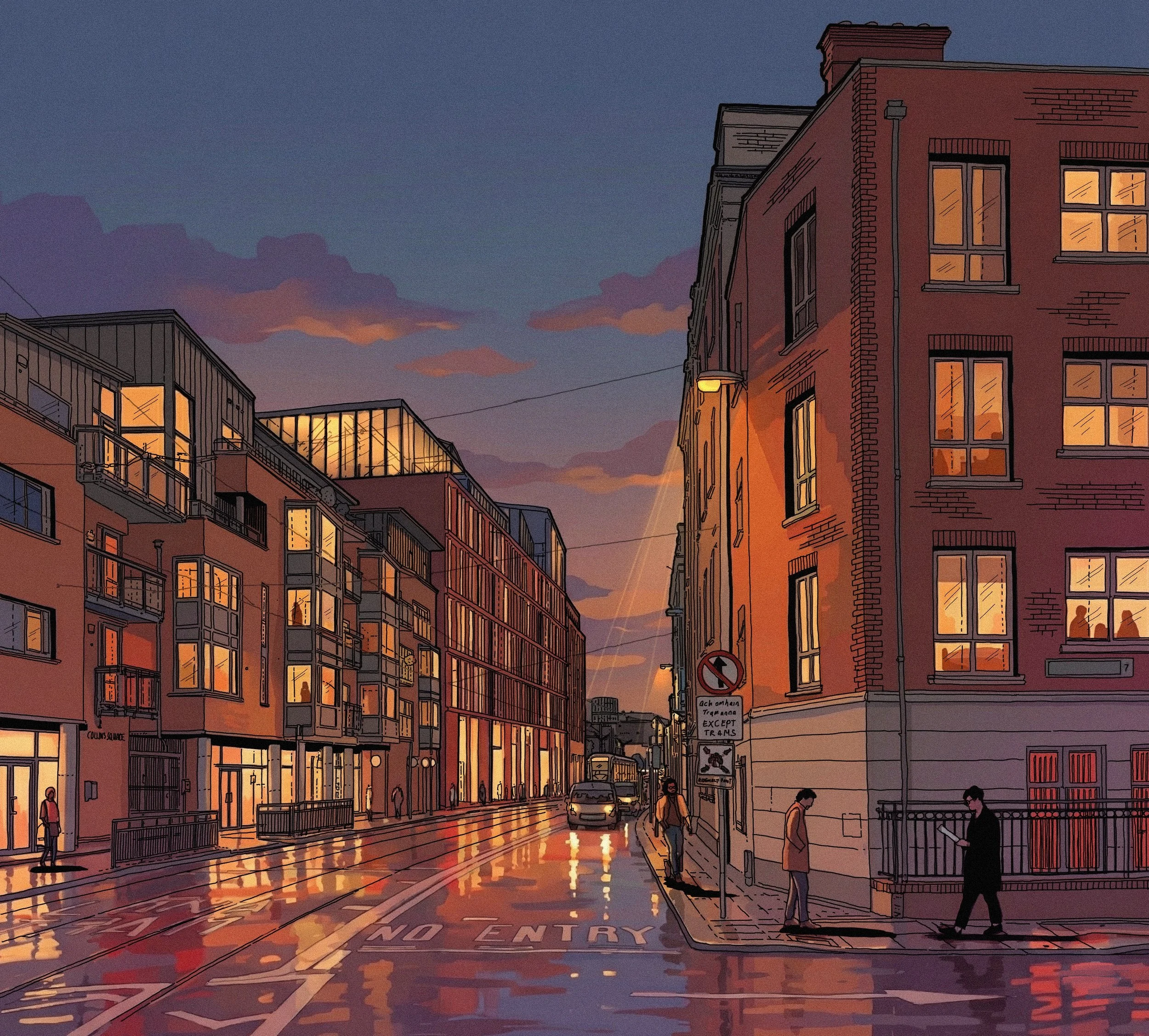 Architectural Illustration; Cinematic Architecture Illustration