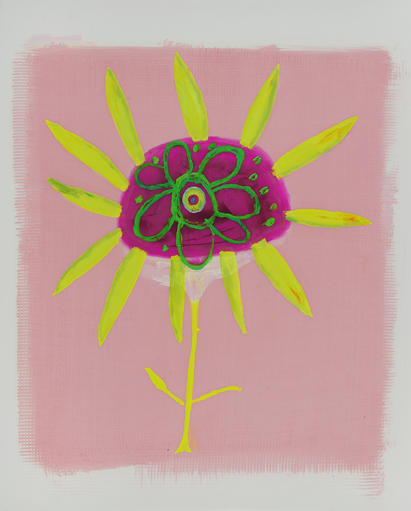 Mexican Pod , 2015 19” x 16” Oil on Mylar