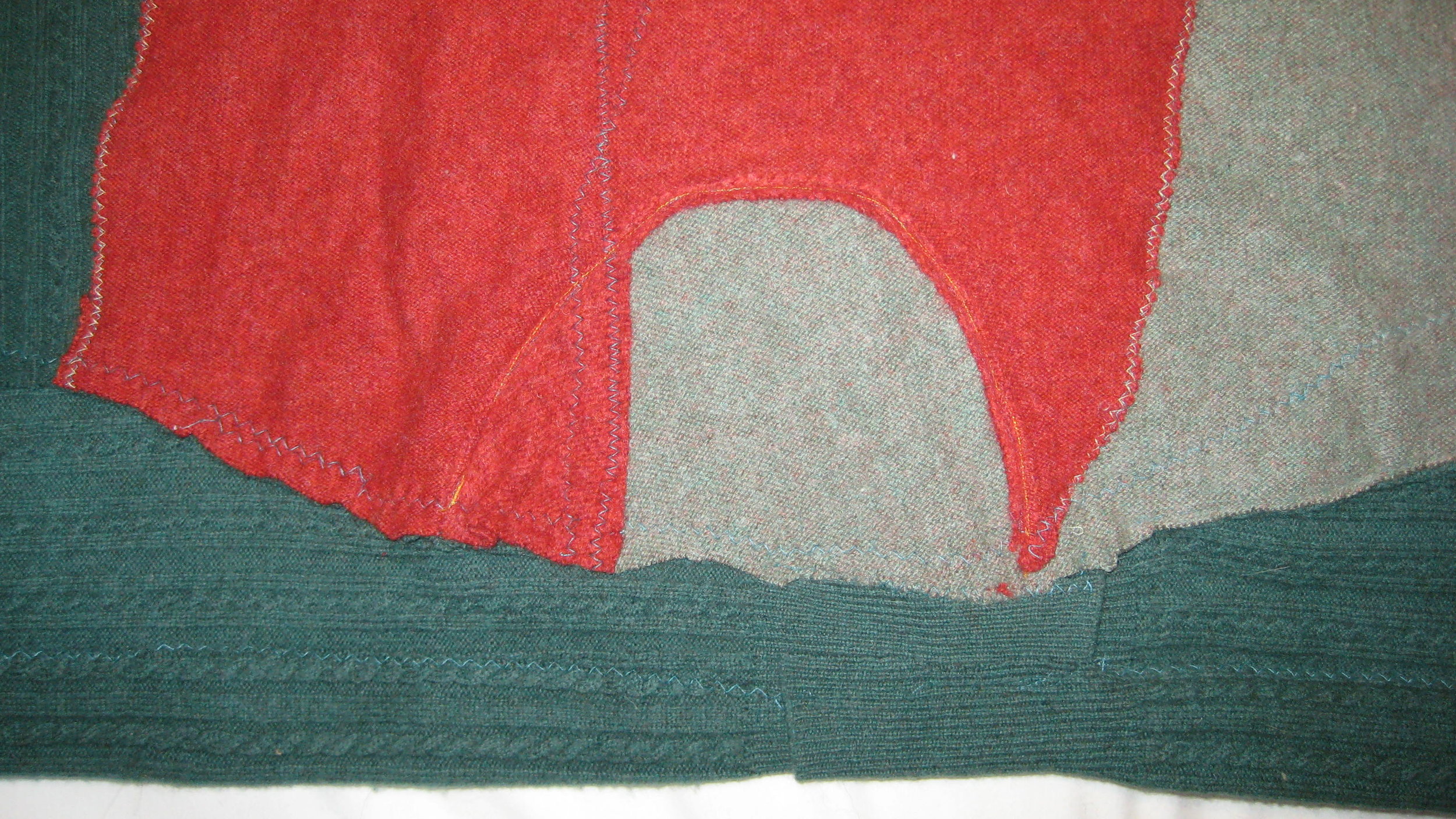   Detail, verso  15 x 5 inches 