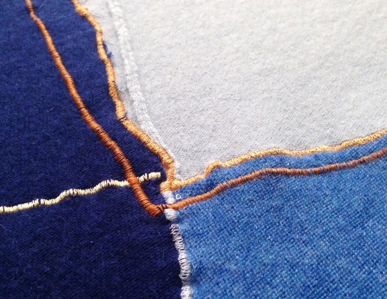   Detail, verso  7 x 9 inches 