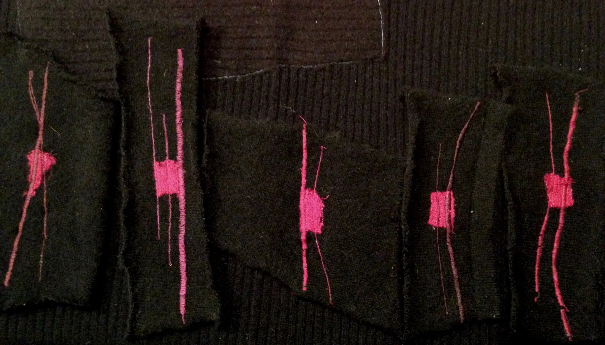   Color Study for Rose  2017     15 x 9 inches 