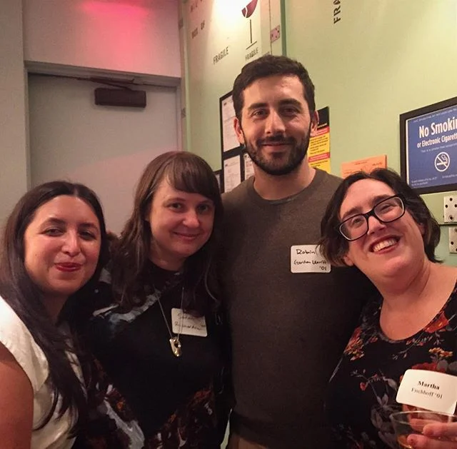 WE ARE Alex &amp; Sarah &amp; Robin &amp; Martha. Nice to see you all! @cswalumni