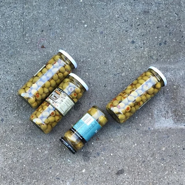 One person&rsquo;s trash olives... @realbrooklyngarbage