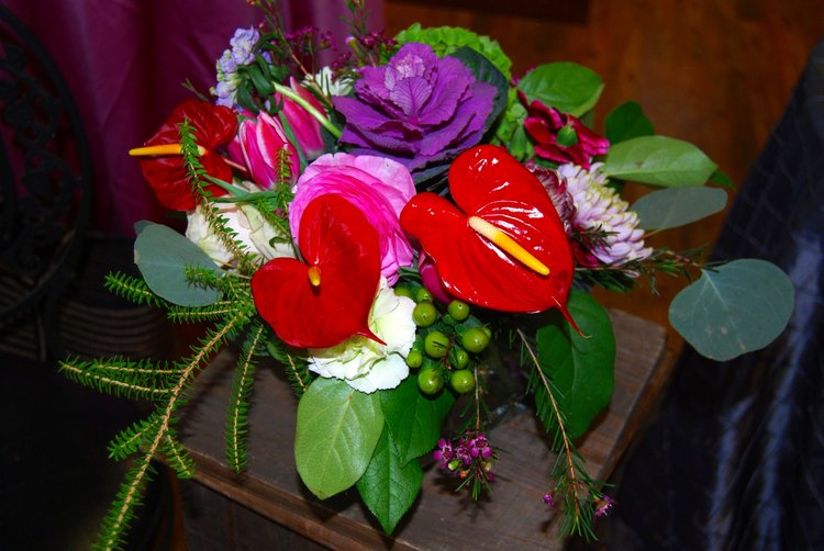 Christmas Floral Baskets — Accents by Michele Flower Studio and Flower  Delivery