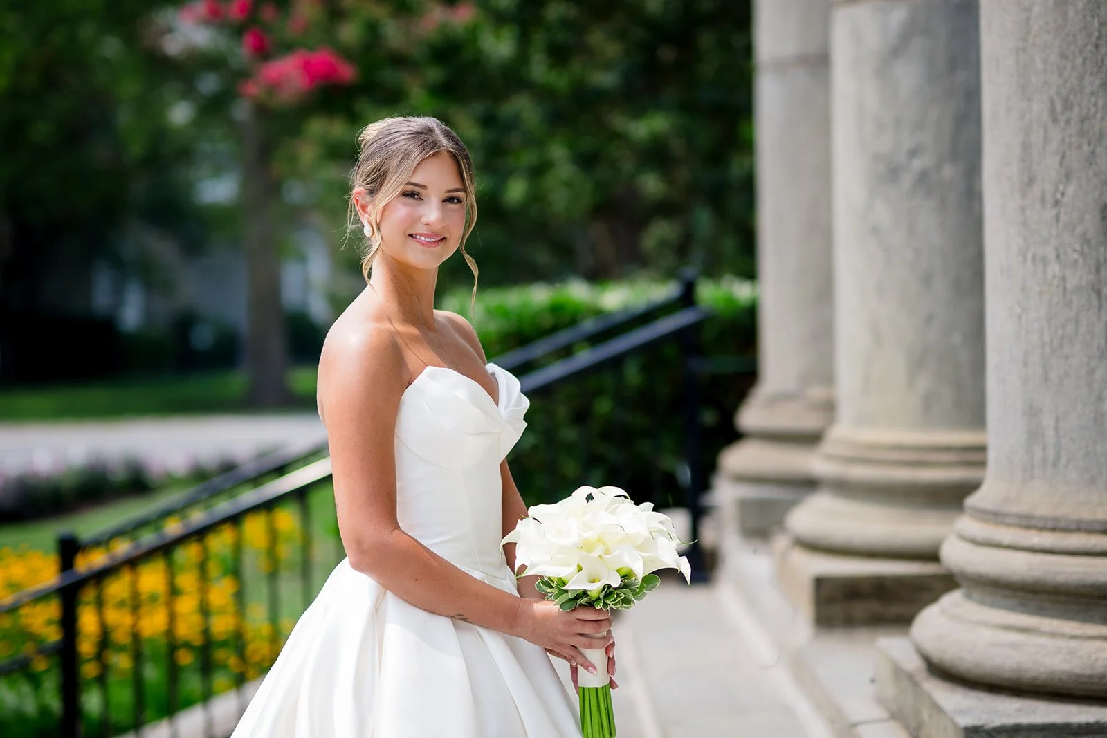 White Lily Bridal Bouquet