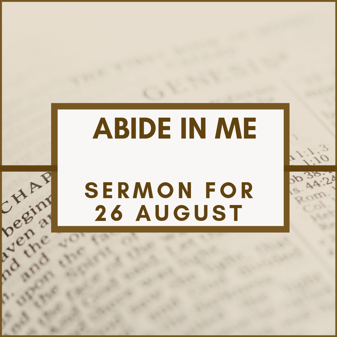 Abide in me