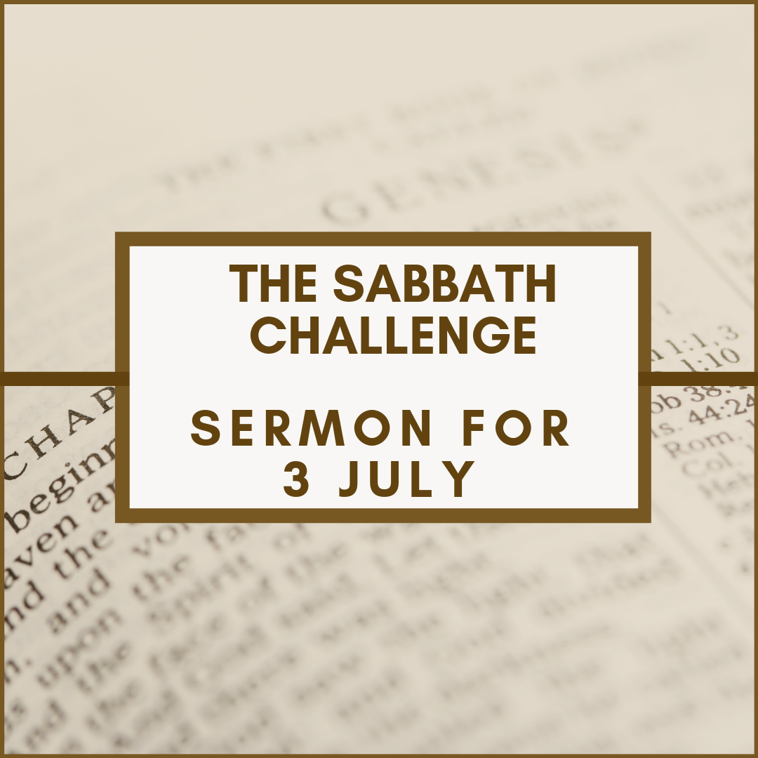 The Sabbath Challenge