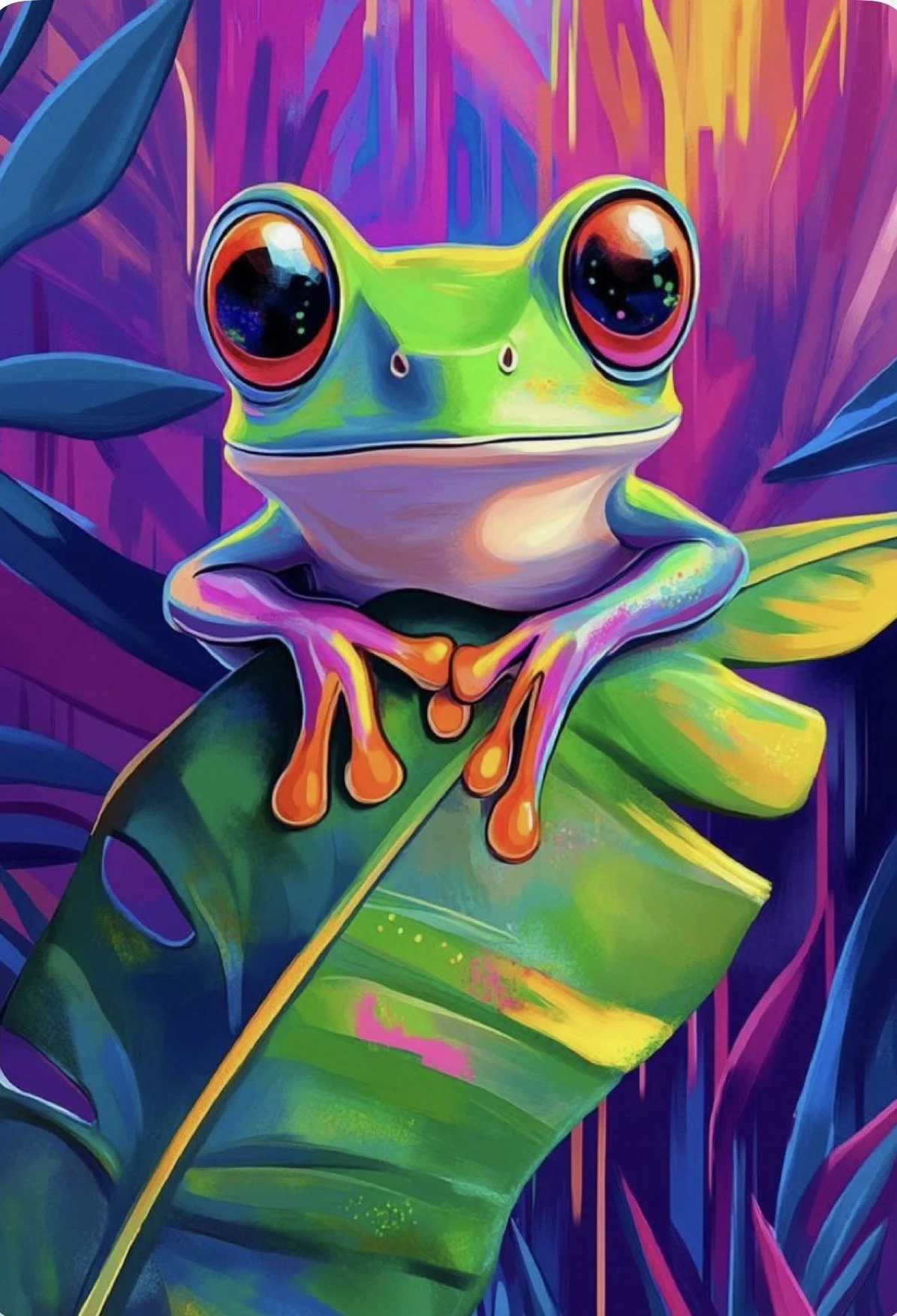 Step-By-Step Kids Tree Frog Painting Workshop Tuesday, August 4th 1:30-3:30