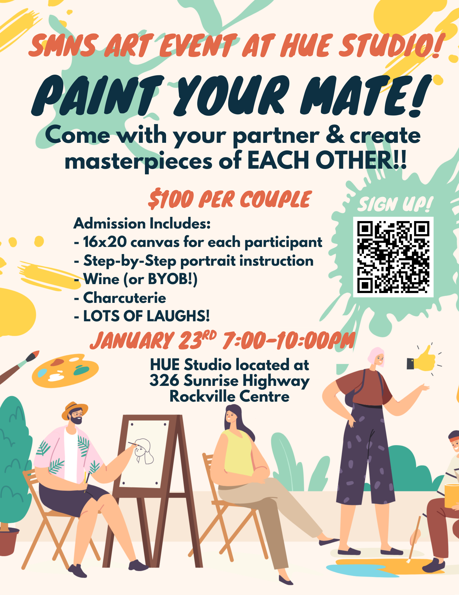 Beige and Green Illustrative Art and Craft Workshop Flyer.PNG