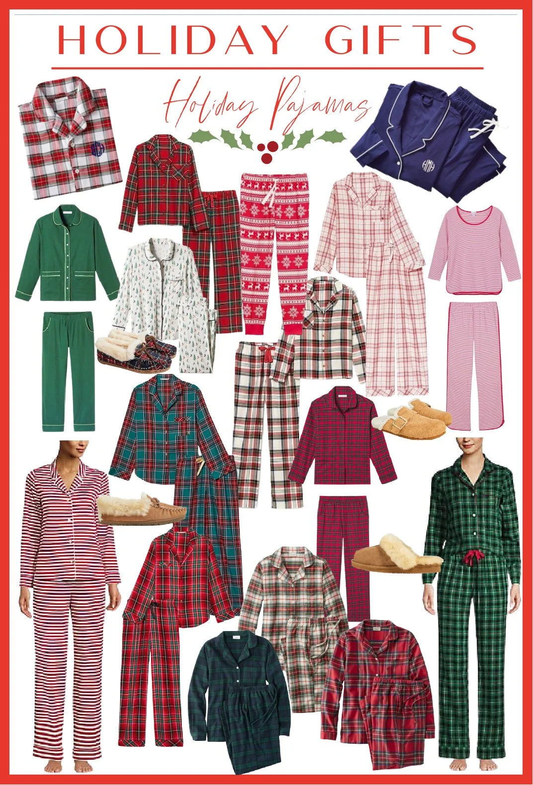 Holiday Gift Guide Pajamas for the Family in All Sizes