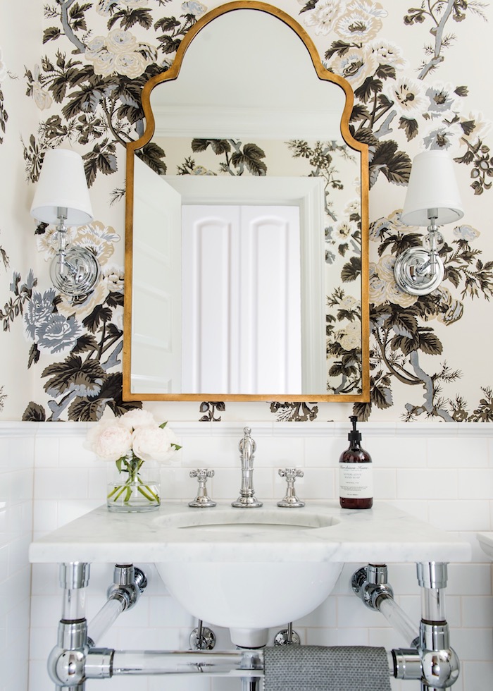 Why interior designers say yes to wallpaper in powder rooms