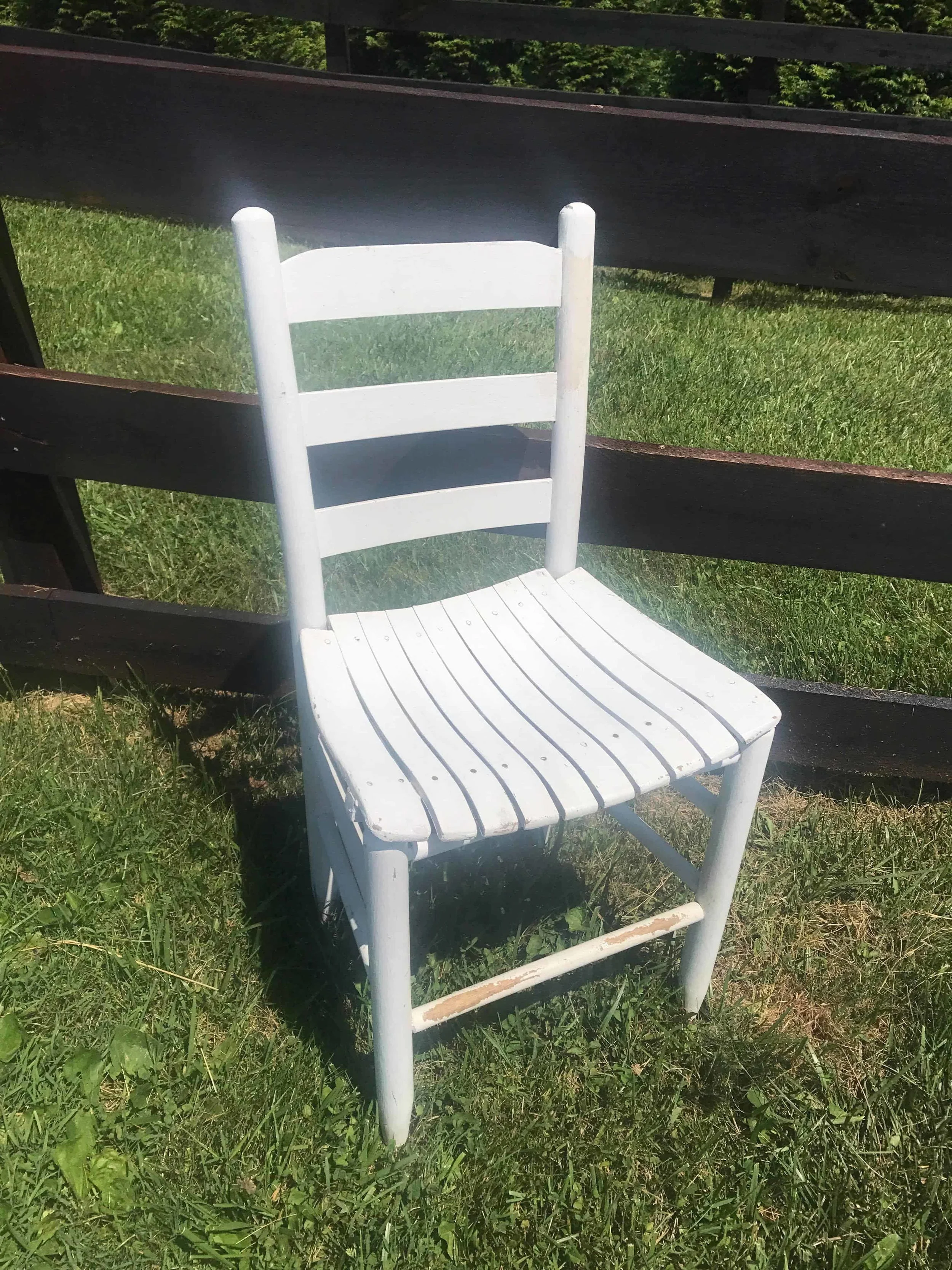 White Farm House Chairs 