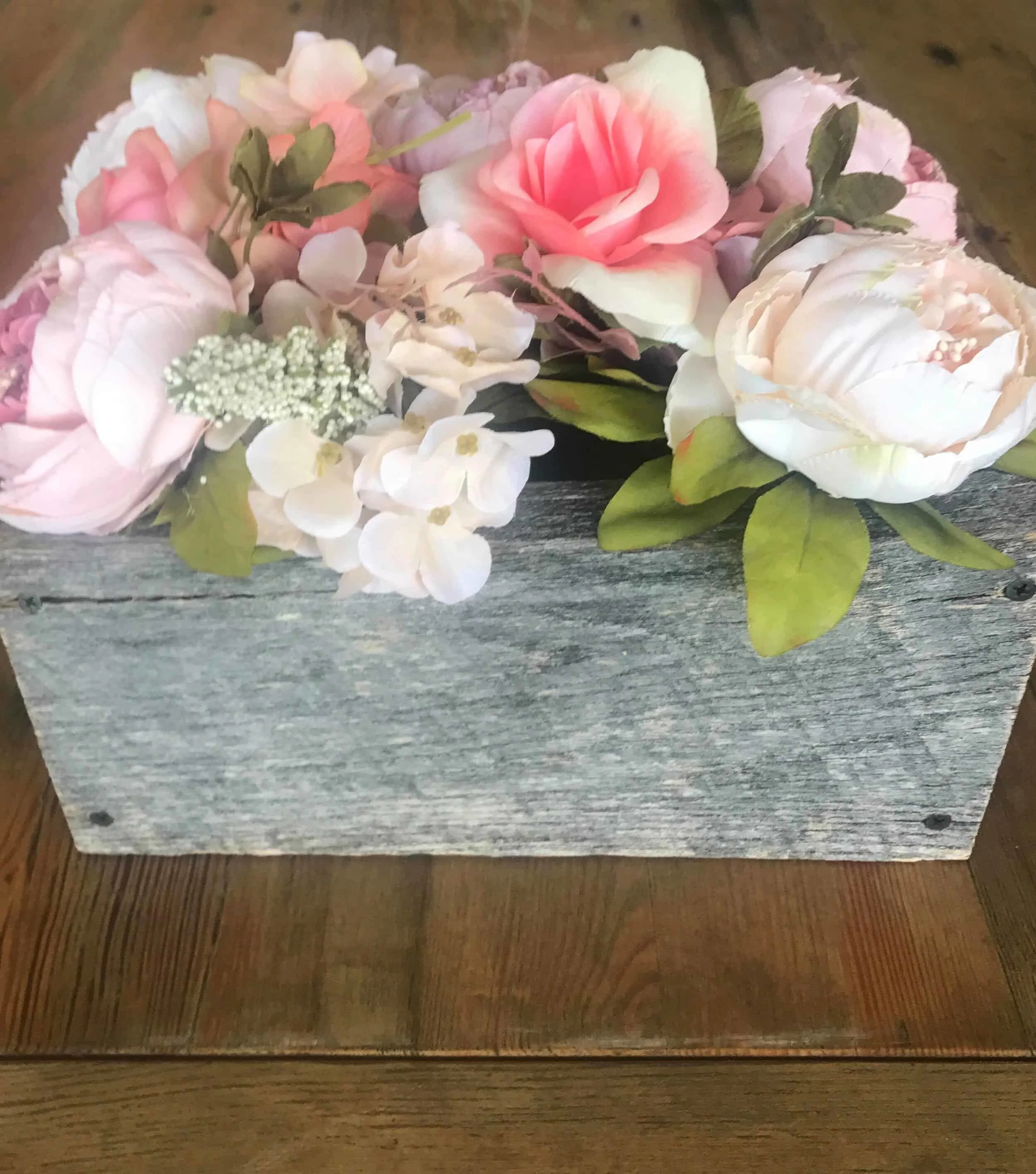Table Top Peony Centerpieces 
