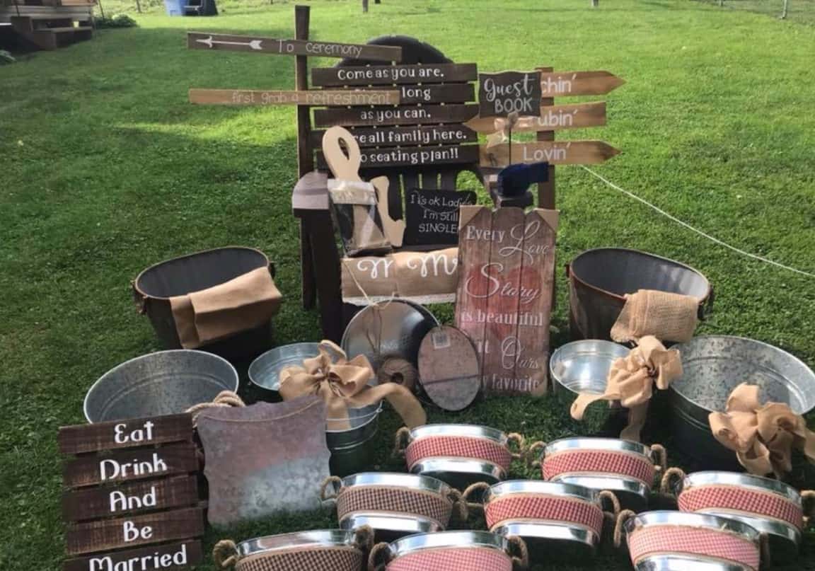 Oblong Metal Holders