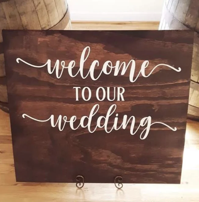 WELCOME TO OUR WEDDING