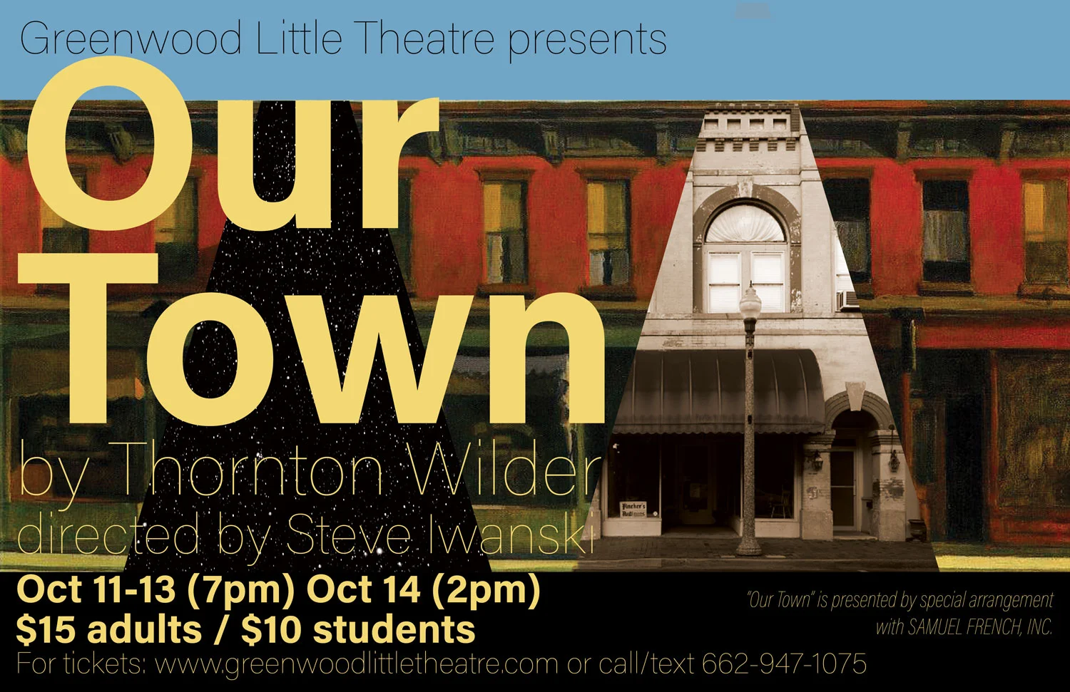 Our Town Play Premieres at Greenwood Little Theatre