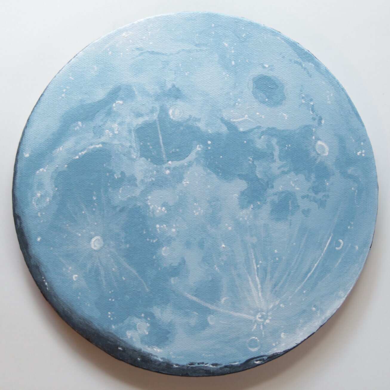 Blue Moon Canvas Print