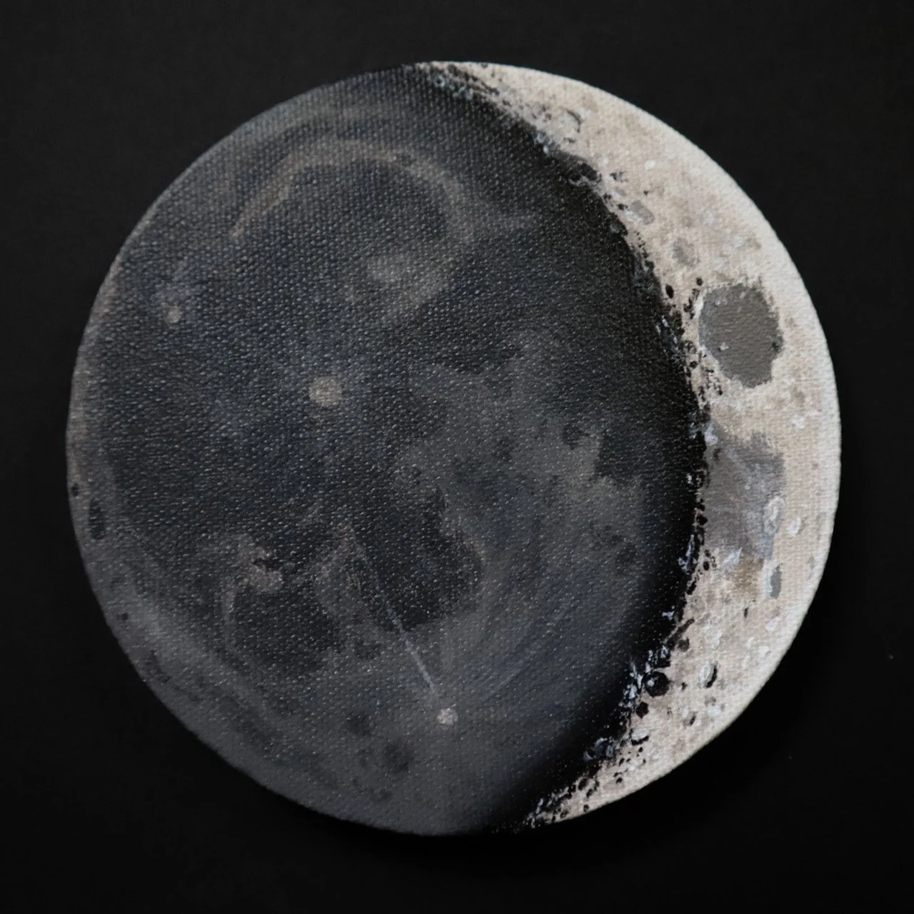 Waxing Crescent Canvas Print