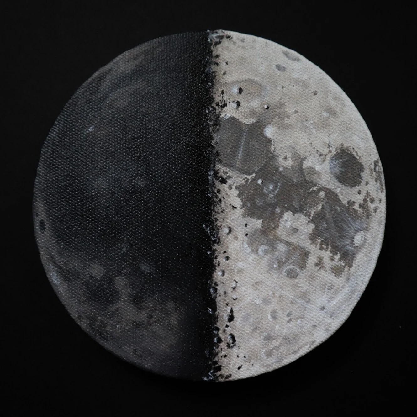 First Quarter Canvas Print