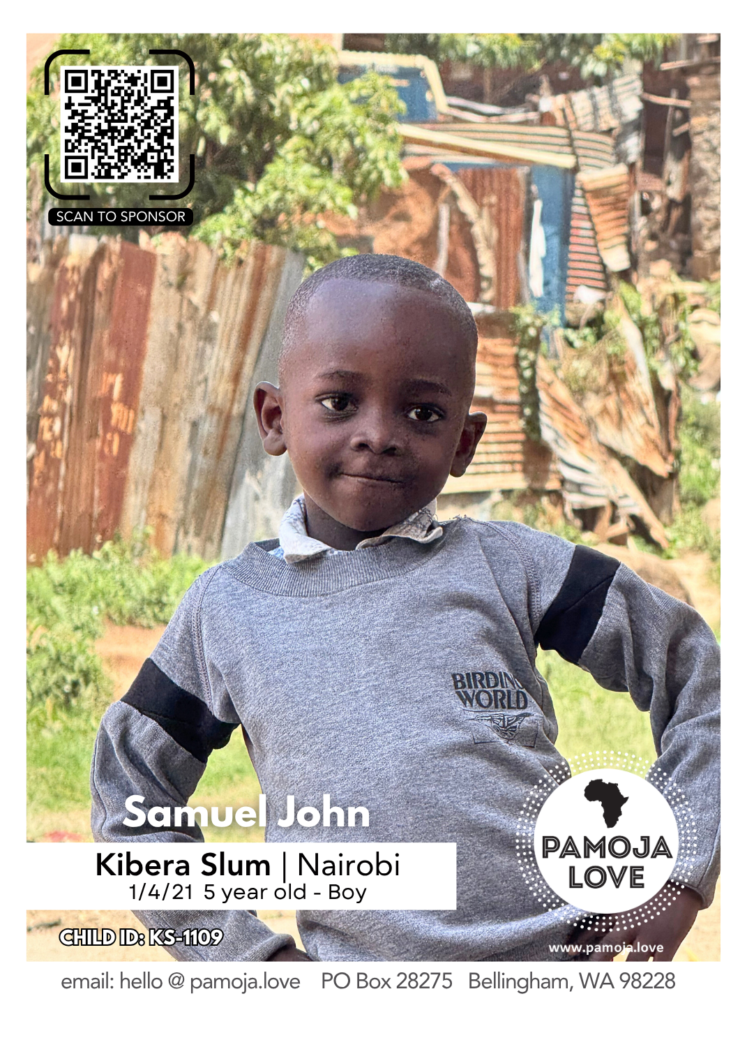 Samuel John | KS-1109 — Pamoja Love