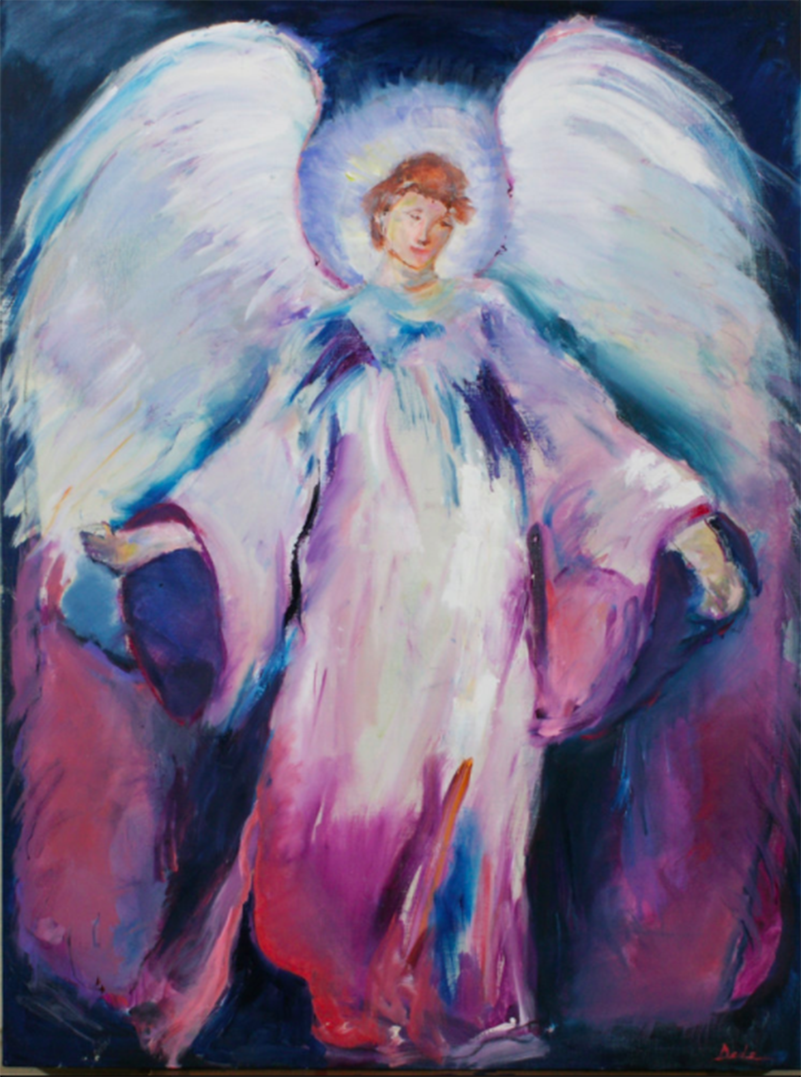 Archangel Gabrial,oil on canvas, 48in x 36in .png