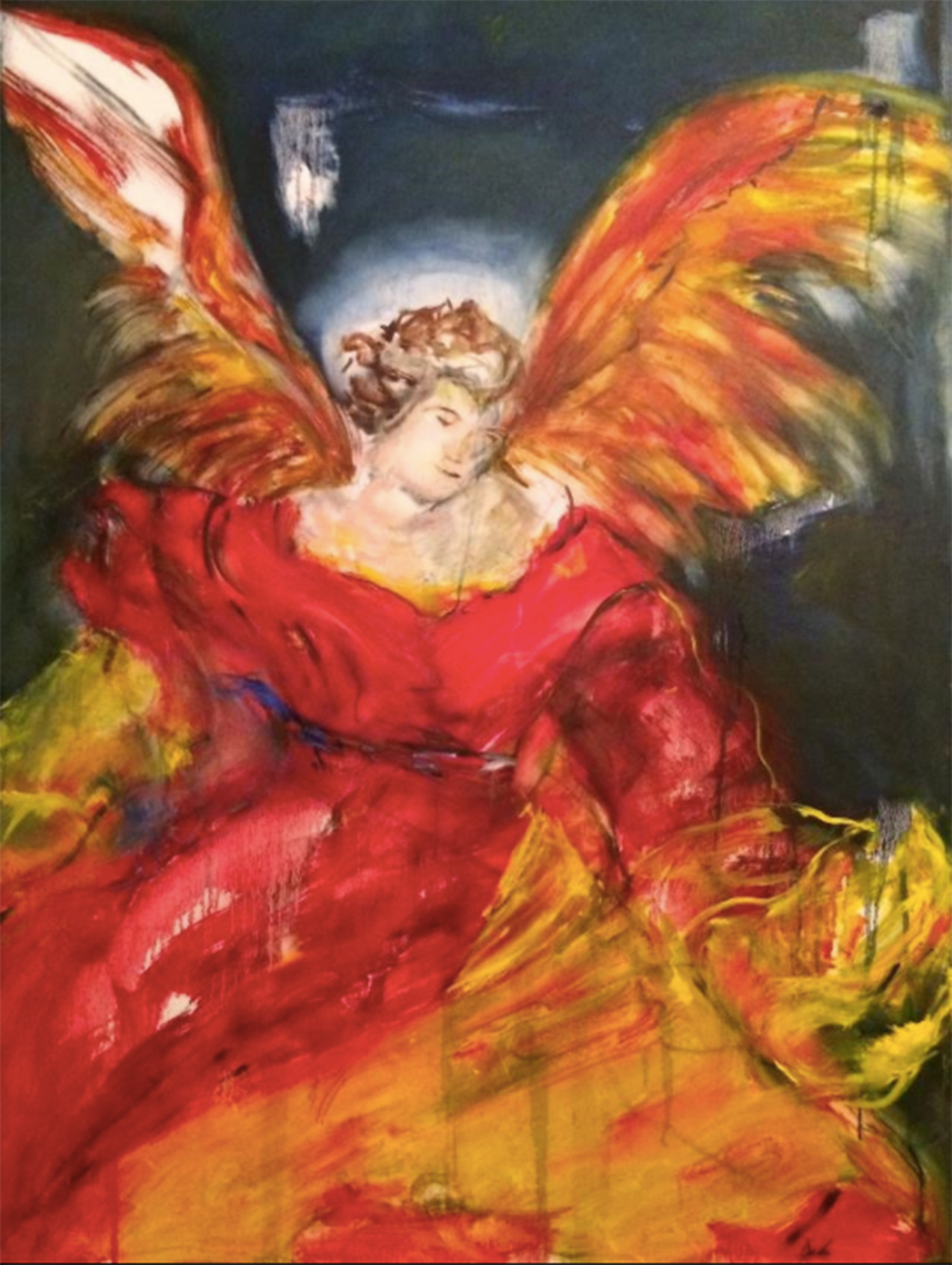 Archangel Uriel (PS), oil on canvas, 48x36_.png