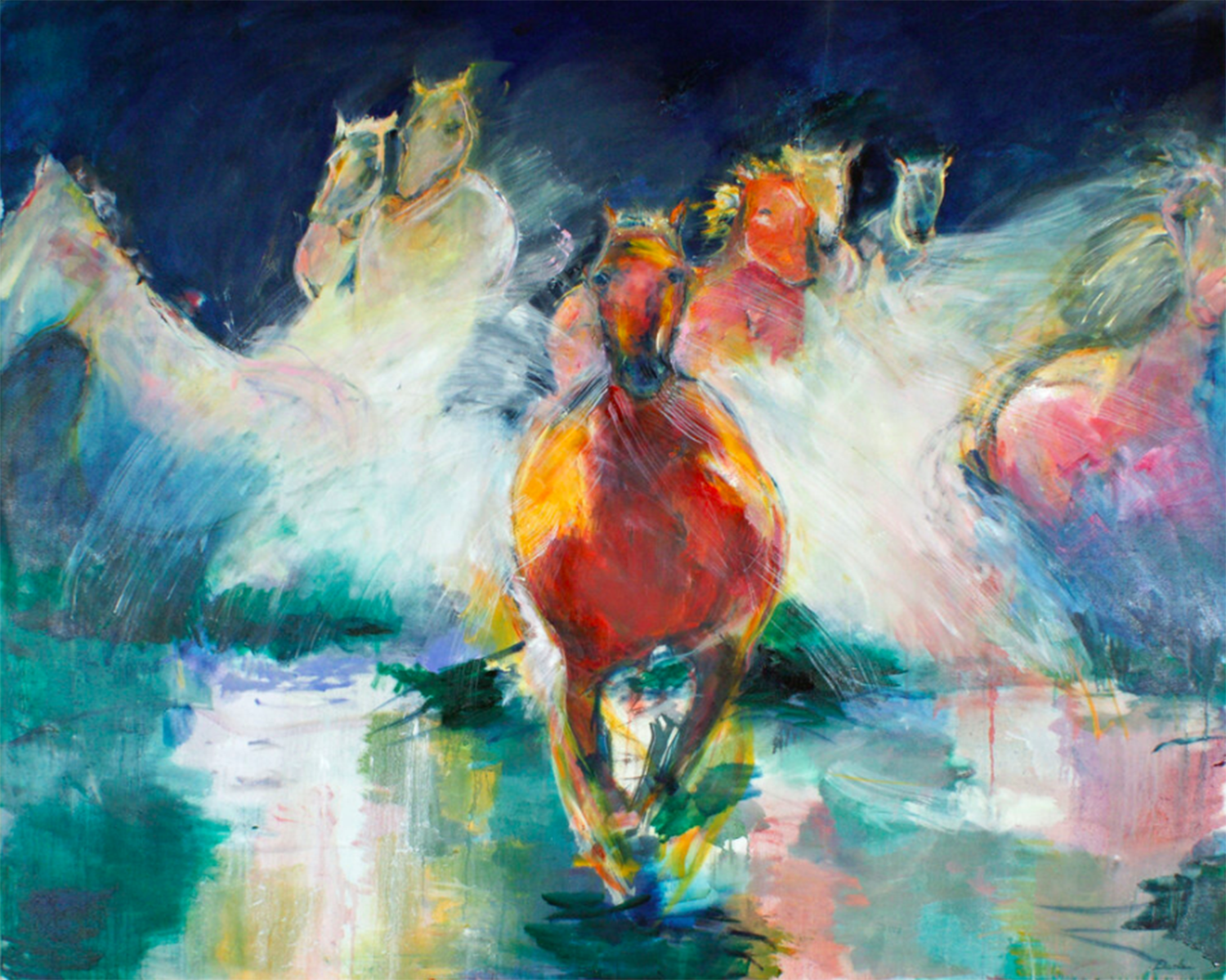 Charging  -  Oil on Canvas  -  48" x 60"