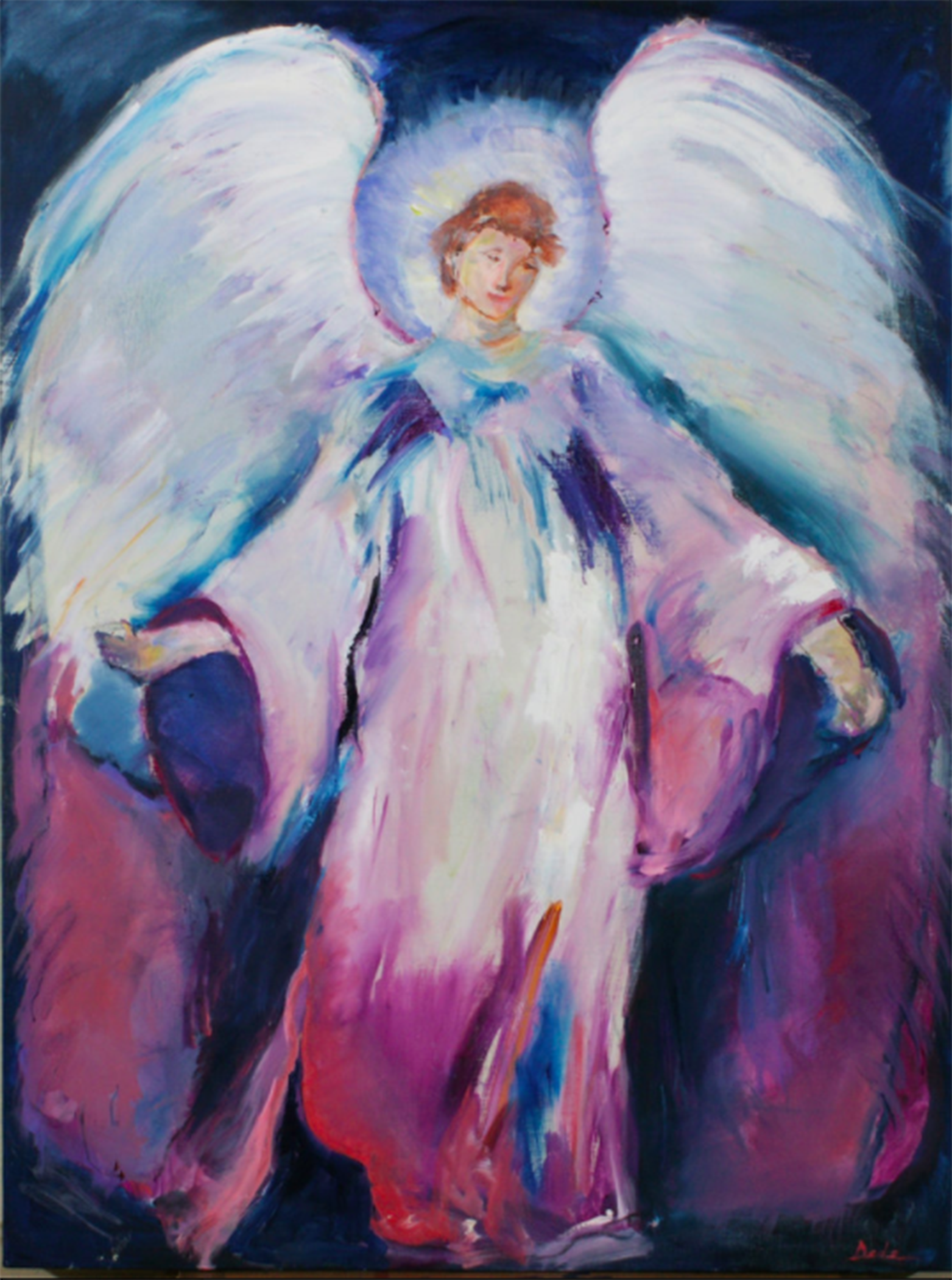 Archangel Gabrial,oil on canvas, 48in x 36in FOR SALE.png