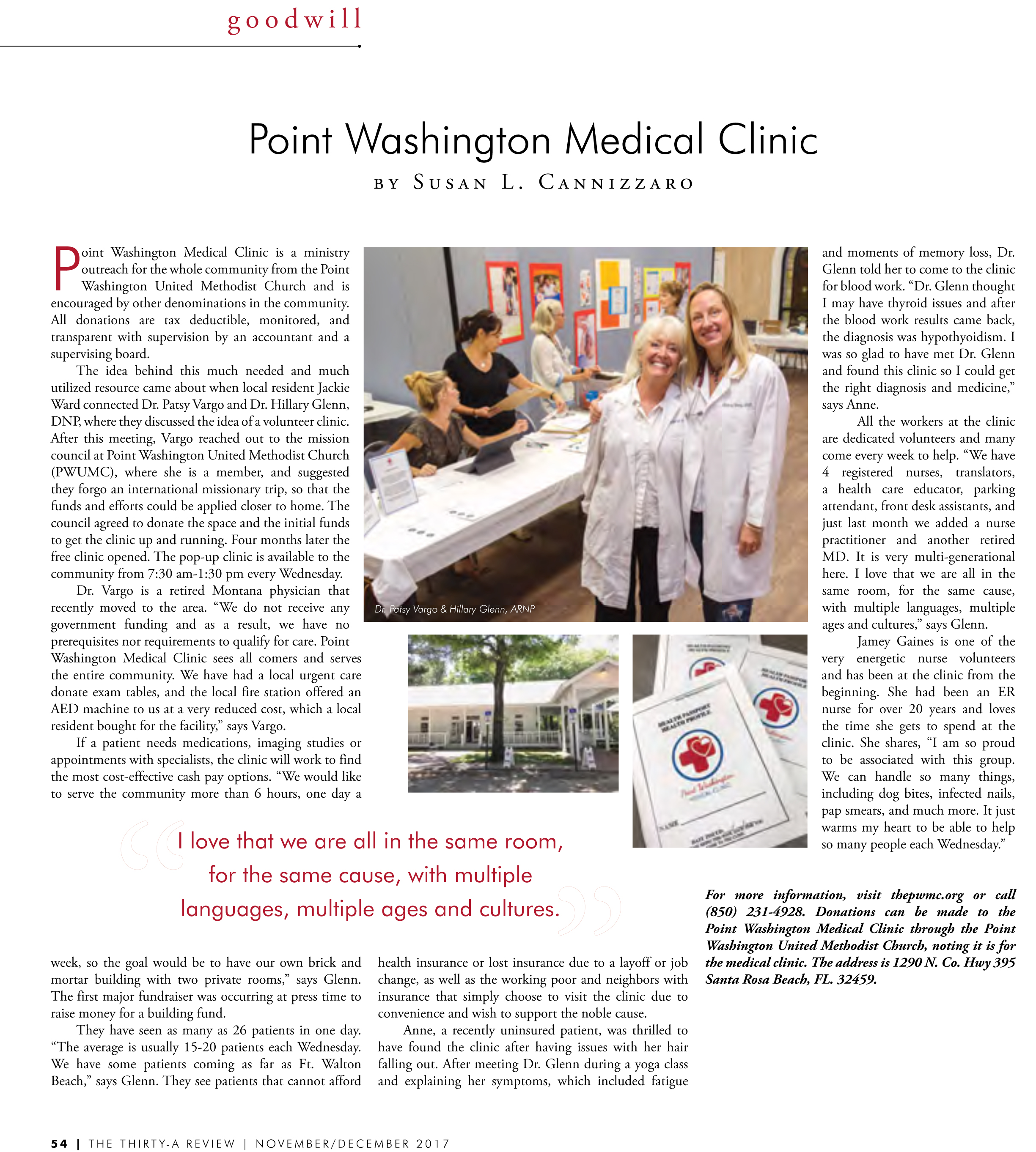 About Us — Point Washington Medical Clinic
