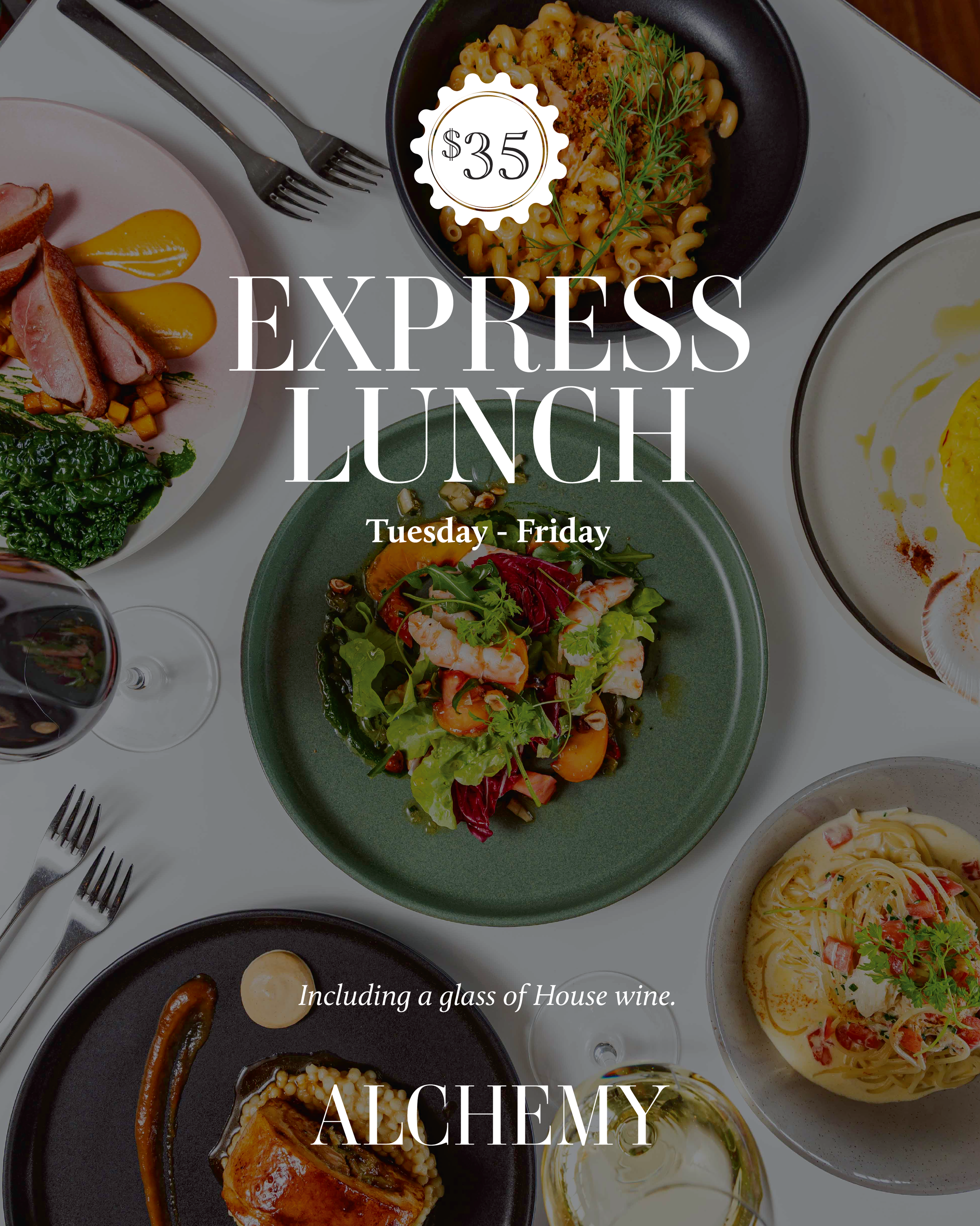 $35 EXPRESS LUNCH 🌟 Your Perfect Midday Escape