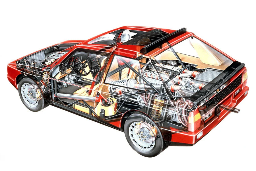 Delta S4 Rear Lancia Delta S4 Guide — Supercar Nostalgia
