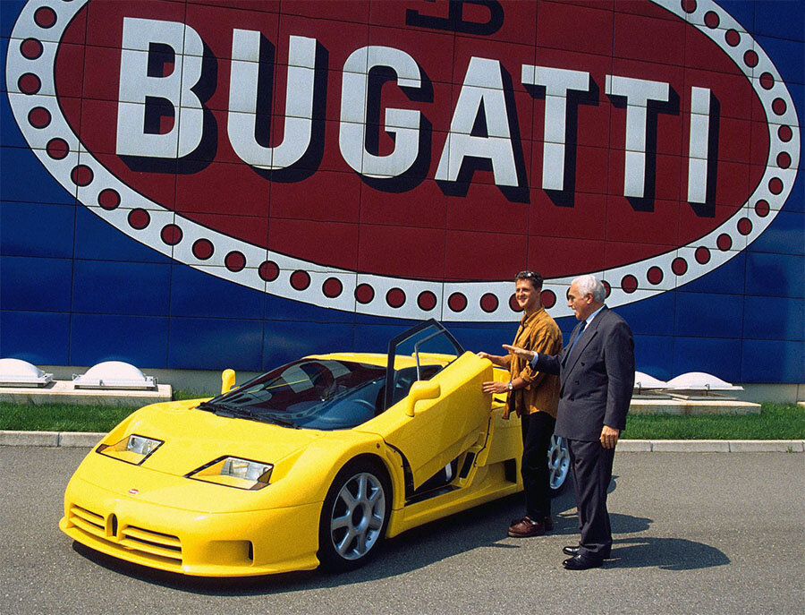 VIN: Michael Schumacher's Bugatti EB110 SS chassis SS39020