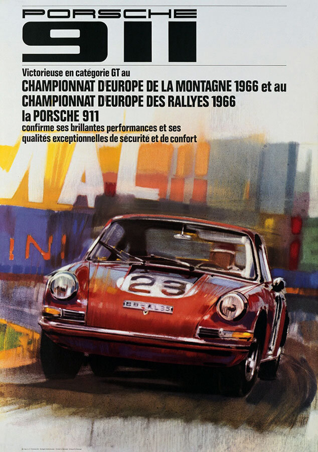 Art & Cars: Porsche Poster Retrospective 1965-1969 — Supercar