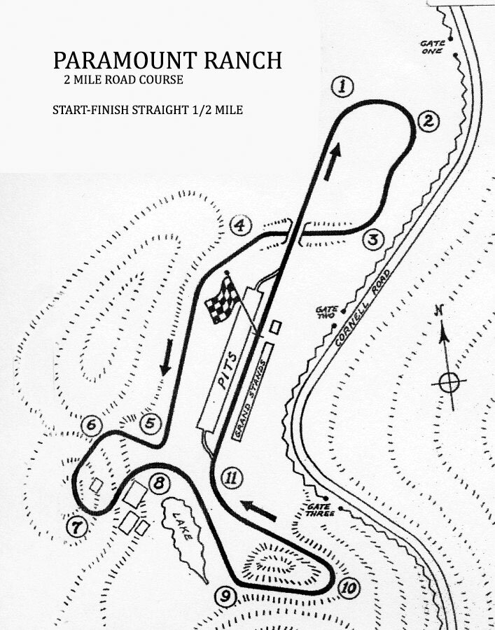 Paramount Ranch Map