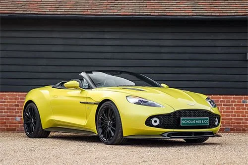 One to Buy: 1 of 1 Cosmopolitan Yellow 2018 Aston Martin Vanquish Zagato Volante