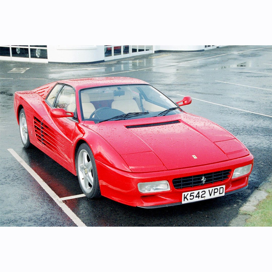 Ferrari 512 TR at Maranello Concessionaires in 1993. From the era when almost everything that came into the UK was Rosso / Crema.

Photo credit: Supercar Nostalgia

#ferrari #ferrar512 #ferrari512tr #ferraritestarossa #testarossa #1993 #maranello #ma