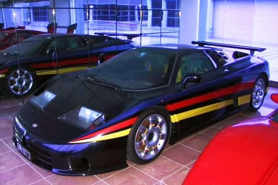 ミニカー PMA M.Schumacher Collection No.15 EB110 1/43 Michael Schumacher Collection #15 Bugatti EB 110 Yellow
