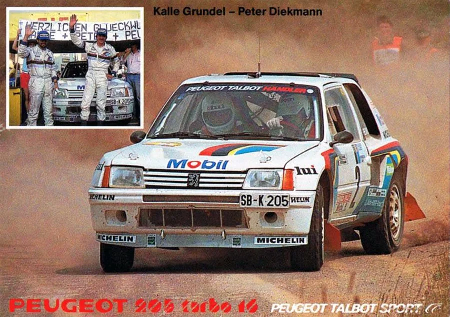 VIN: the PTS Deutschland Peugeot 205 T16 Evolution 1 chassis C13