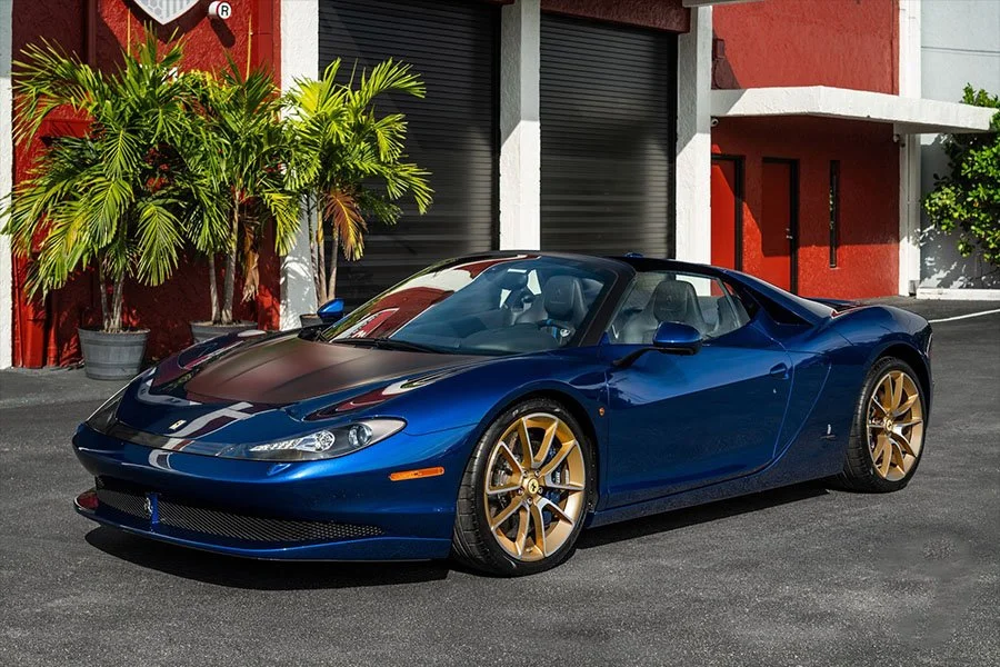 One to Buy: 1 of 6 and unique in Azzurro Lolo 2014 Ferrari 458 Speciale Aperta Pininfarina Sergio