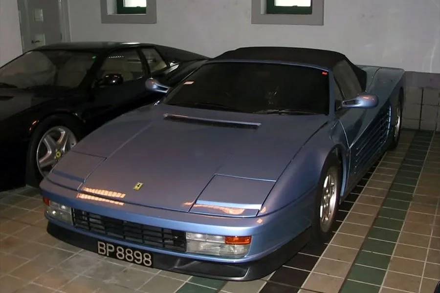 VIN: the Brunei Royal Family Ferrari Testarossa Spider chassis EFG089